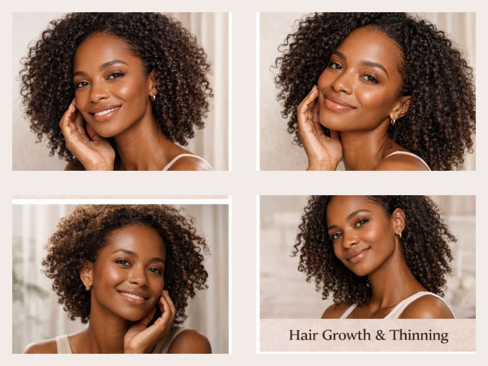 Black women beauty portraits for Black Beauty Basics Start Here page