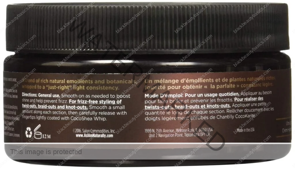 As I am Cocoa Shea Whip, 8 Ounce As I am Cocoa Shea Whip, 8 Ounce