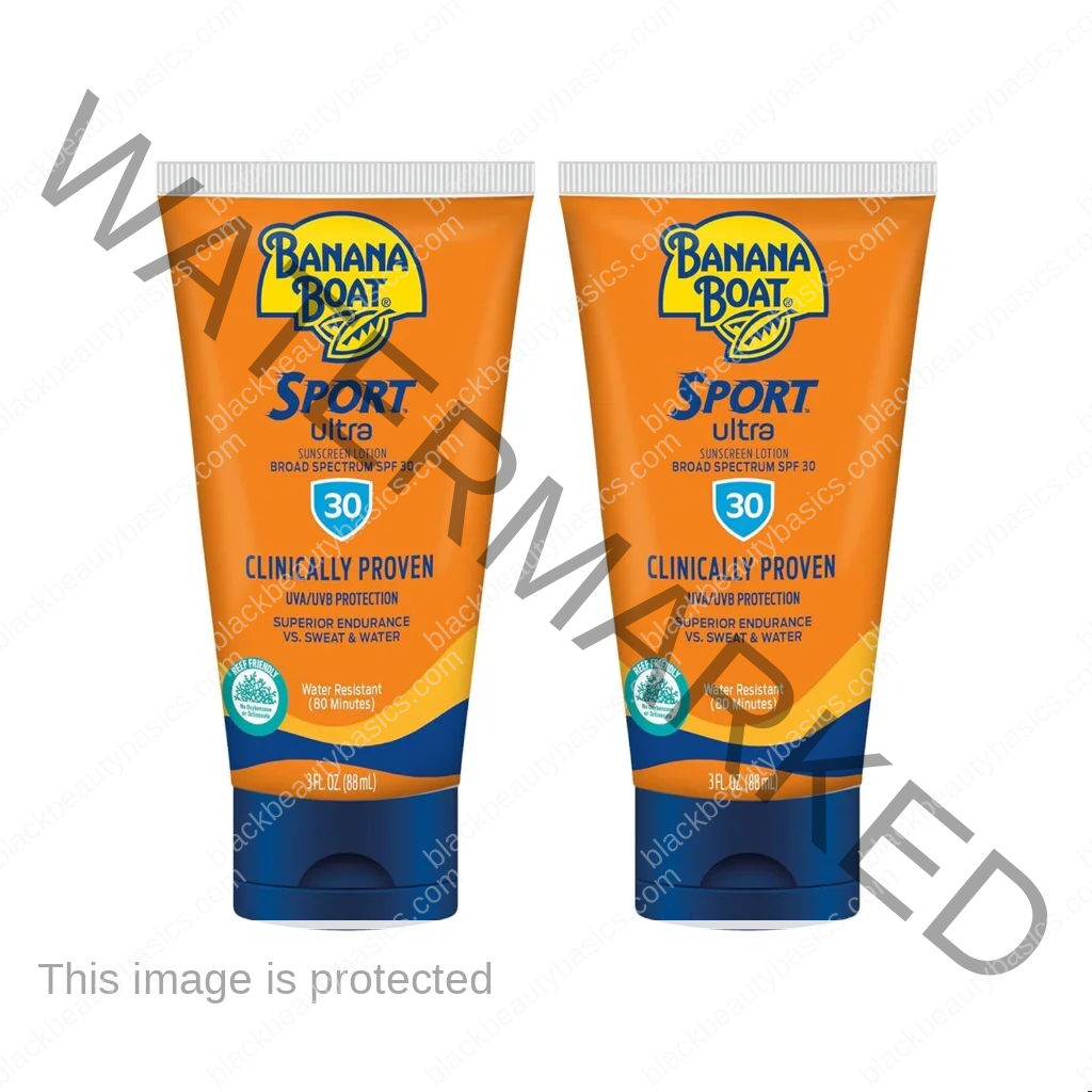 Banana Boat Sport Ultra Sunscreen Lotion SPF 30, Travel Size 3oz Twin Pack, Sweat Water Resistant Sunblock for Active Lifestyle Banana Boat Sport Ultra Sunscreen Lotion SPF 30, Travel Size 3oz Twin Pack, Sweat Water Resistant Sunblock for Active Lifestyle