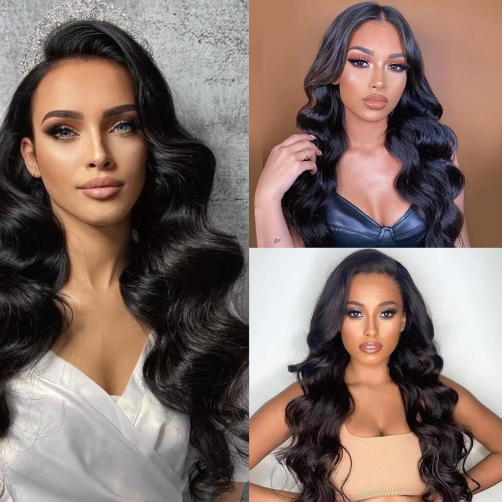 Body Wave Clip Ins Human Hair 8Pcs/Set 120 Gram Body Wave Clip in Hair Extensions 10A Brazilian Virgin Human Hair for Black Women Natural Black Color 18 Inch