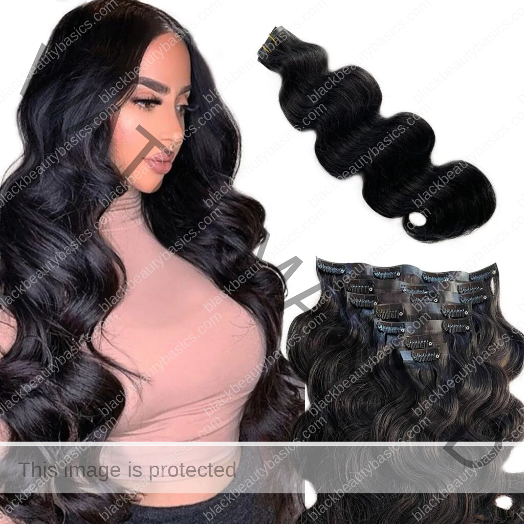 Body Wave Seamless Clip in Hair Extensions Human Hair, 12 Inch 80g 7pcs Natural Black Human Hair Clip in Extensions, Invisible PU Skin Weft Natural Remy Human Hair Extensions for Women Full Head Body Wave Seamless Clip in Hair Extensions Human Hair, 12 Inch 80g 7pcs Natural Black Human Hair Clip in Extensions, Invisible PU Skin Weft Natural Remy Human Hair Extensions for Women Full Head
