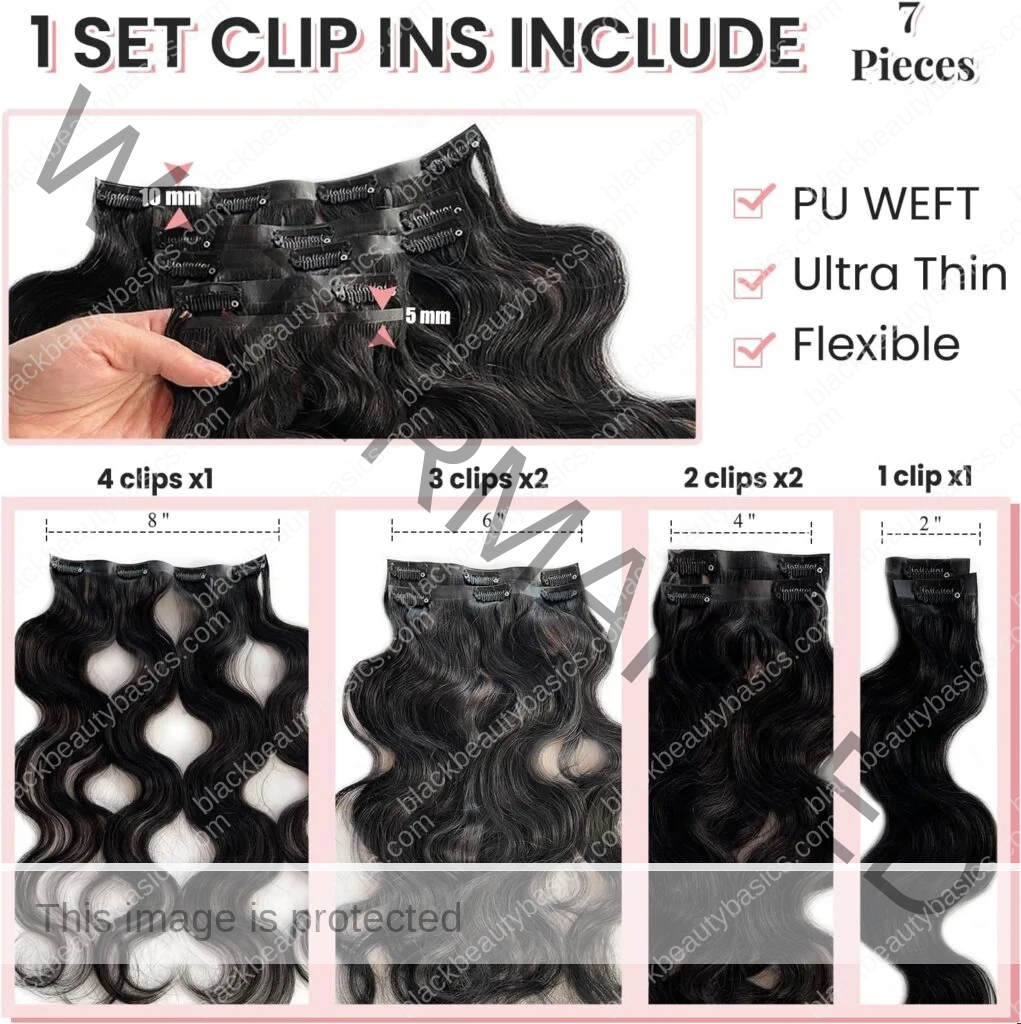 Body Wave Seamless Clip in Hair Extensions Human Hair, 12 Inch 80g 7pcs Natural Black Human Hair Clip in Extensions, Invisible PU Skin Weft Natural Remy Human Hair Extensions for Women Full Head Body Wave Seamless Clip in Hair Extensions Human Hair, 12 Inch 80g 7pcs Natural Black Human Hair Clip in Extensions, Invisible PU Skin Weft Natural Remy Human Hair Extensions for Women Full Head