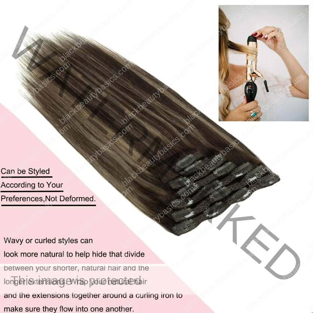 Clip in Hair Extensions 100% Remy Human Hair New Technology PU Weft Seamless Hair Extensions Natural Straight Light Golden Brown Mixed With Platinum Blonde Piano #12/60A 14inch 110gram 7pcs Clip in Hair Extensions 100% Remy Human Hair New Technology PU Weft Seamless Hair Extensions Natural Straight Light Golden Brown Mixed With Platinum Blonde Piano #12/60A 14inch 110gram 7pcs