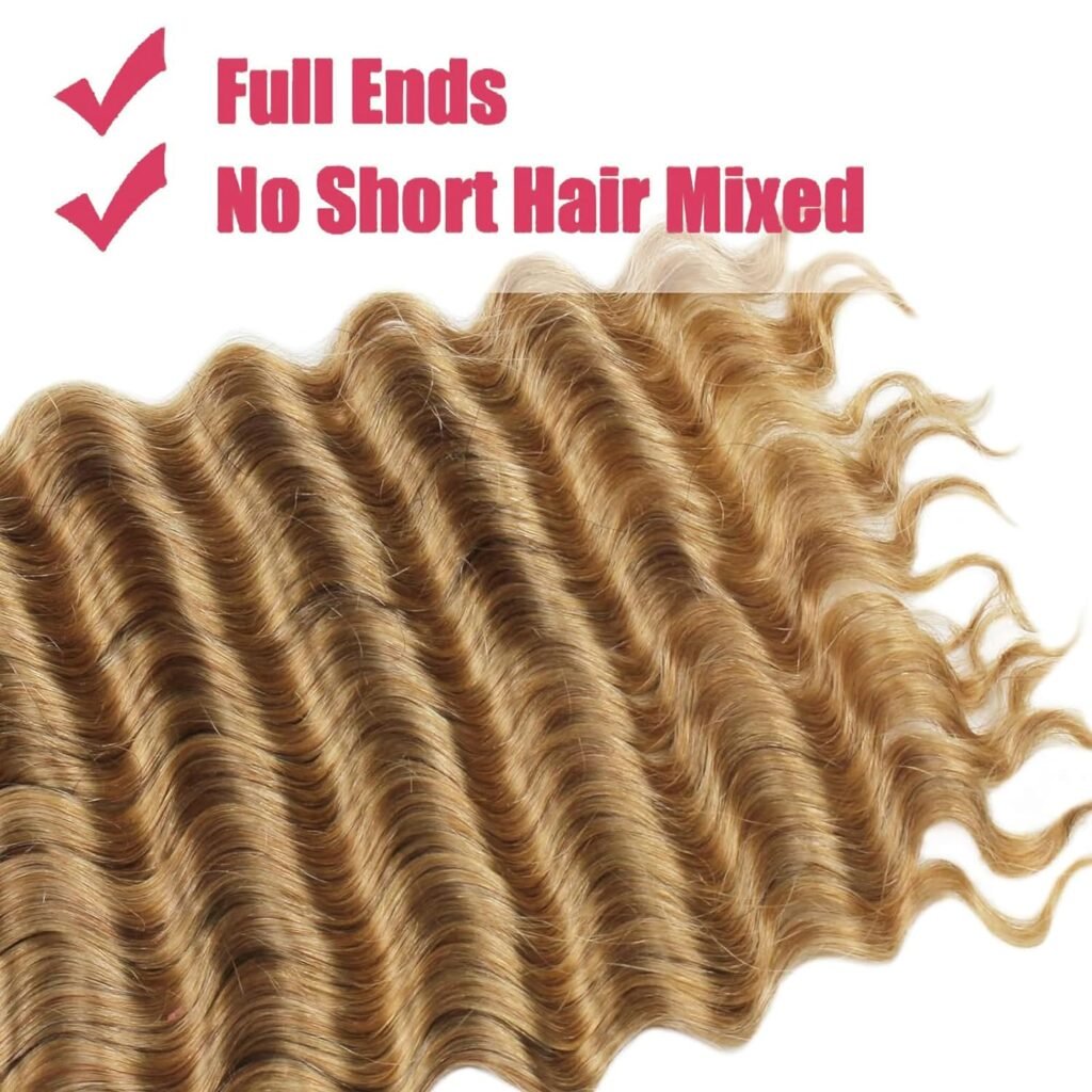 Deep Wave Bulk Human Hair for Braiding No Weft 100g (1Pack-2Bundles) Micro Braiding Hair Braids Extensions Unprocessed Virgin Human Hair Extensions Remy Bulk Hair 2 Braids Per Pack (18 Inch,black)