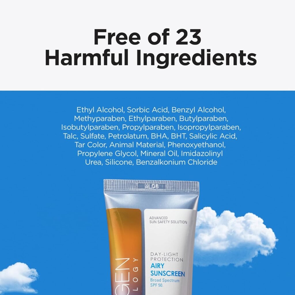 DERMALOGY by NEOGENLAB UVA/UVB SPF50 Day-Light Protection Airy Sunscreen - Essence-type Moisturizing Weightless Sunscreen with No White Cast