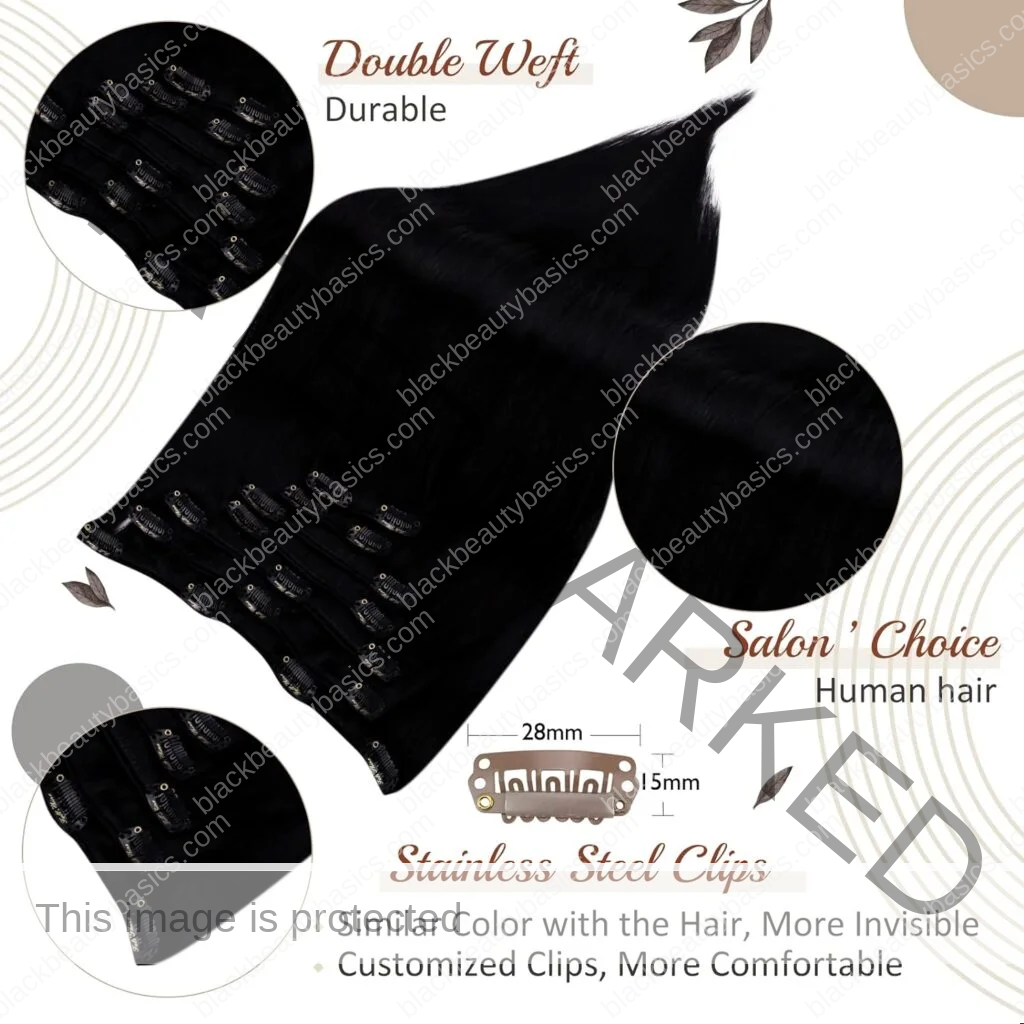 Full Shine Clip in Hair Extensions Real Human Hair Jet Black Straight Hair Clip in Extensions Human Hair Natural Hair Extensions 24 Inch 7Pcs Remy Human Hair Extensions for Thick Full Shine Clip in Hair Extensions Real Human Hair Jet Black Straight Hair Clip in Extensions Human Hair Natural Hair Extensions 24 Inch 7Pcs Remy Human Hair Extensions for Thick
