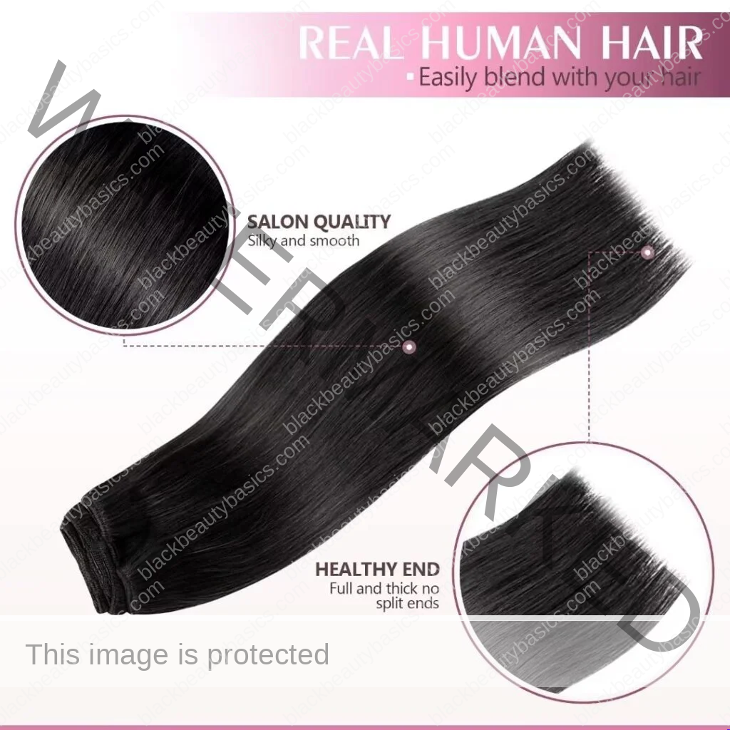 Human Hair Extensions Clip for Women, Clip in Real Human Hair Extensions Straight with Double Weft, 5 pcs with 14 clips,85 Gram (#60 Ash Platinum Blonde, 12 Inch)