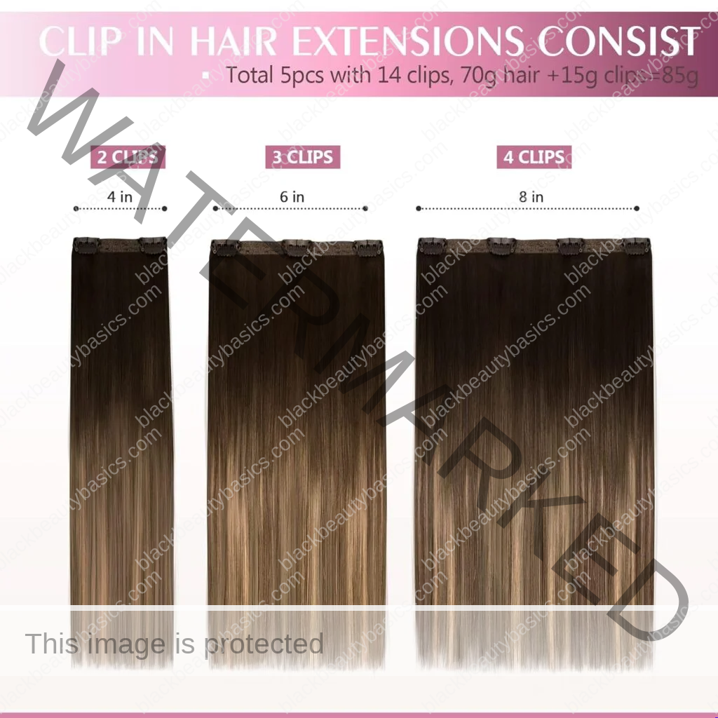 Human Hair Extensions Clip for Women, Clip in Real Human Hair Extensions Straight with Double Weft, 5 pcs with 14 clips,85 Gram (#60 Ash Platinum Blonde, 12 Inch)