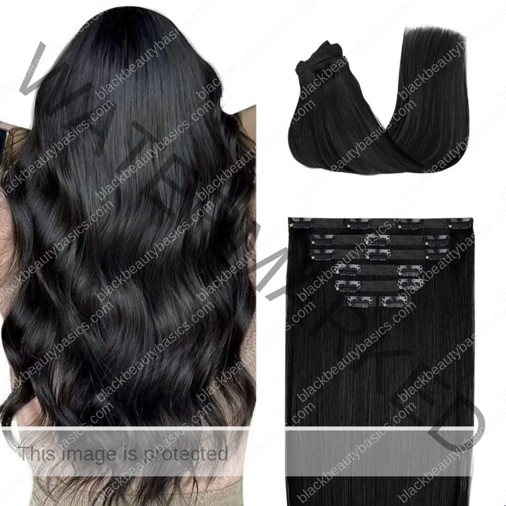 Human Hair Extensions Clip for Women, Clip in Real Human Hair Extensions Straight with Double Weft, 5 pcs with 14 clips,85 Gram (#60 Ash Platinum Blonde, 12 Inch)