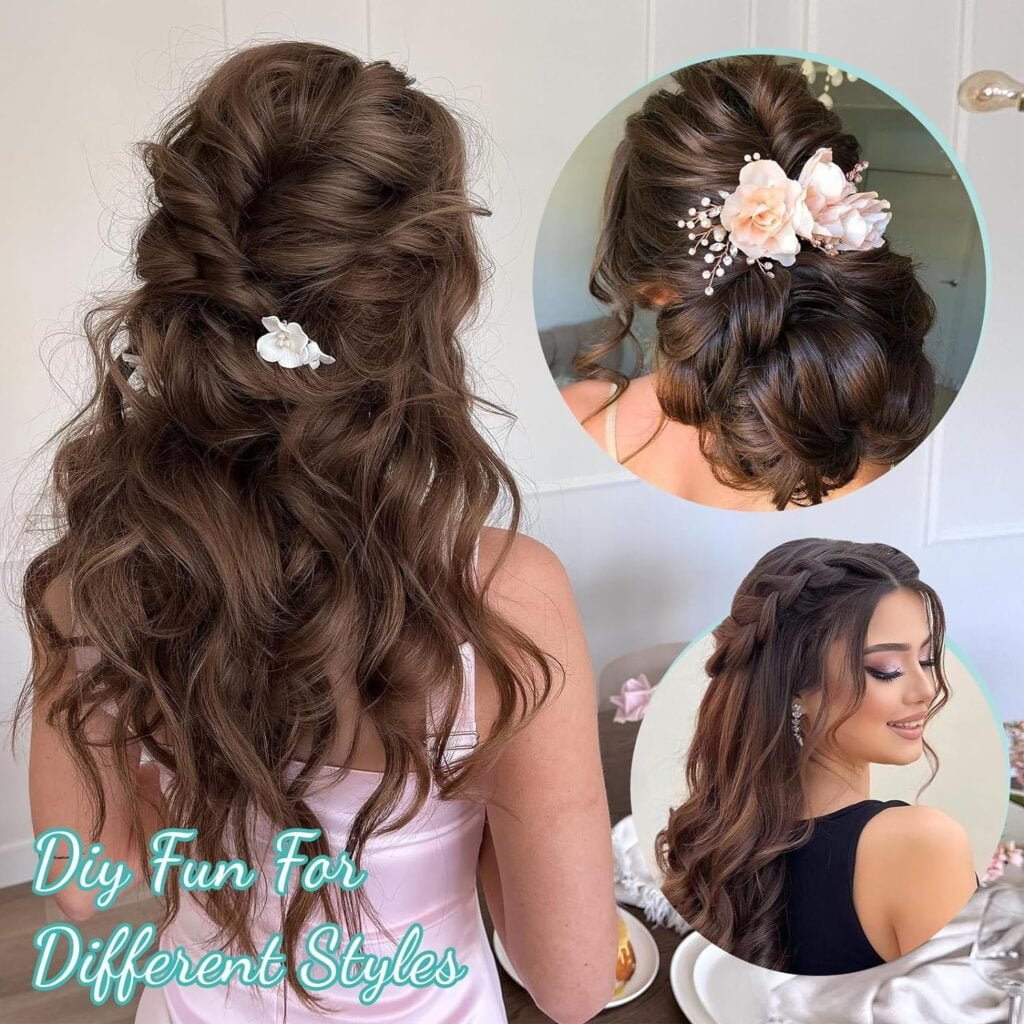 KooKaStyle Clip in Hair Extensions for Women,Chocolate Brown with Dark Brown 7PCS 20 Inch Hair Extensions Clip Ins Soft and Natural Hair Pieces for Women Thick Long Wavy