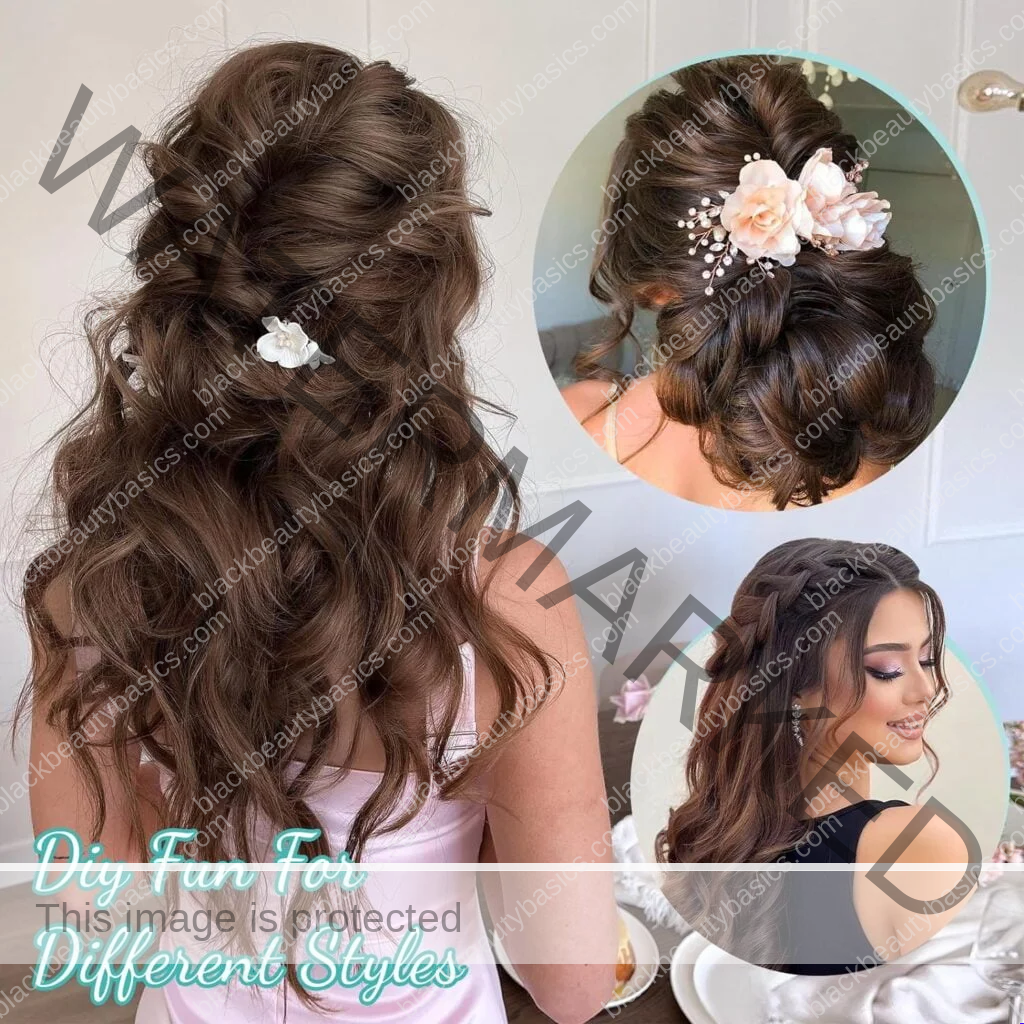 KooKaStyle Clip in Hair Extensions for Women,Chocolate Brown with Dark Brown 7PCS 20 Inch Hair Extensions Clip Ins Soft and Natural Hair Pieces for Women Thick Long Wavy