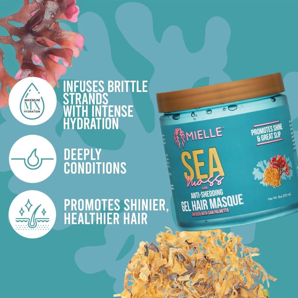Mielle Organics Sea Moss Anti-Shedding Curl Gel Hair Masque