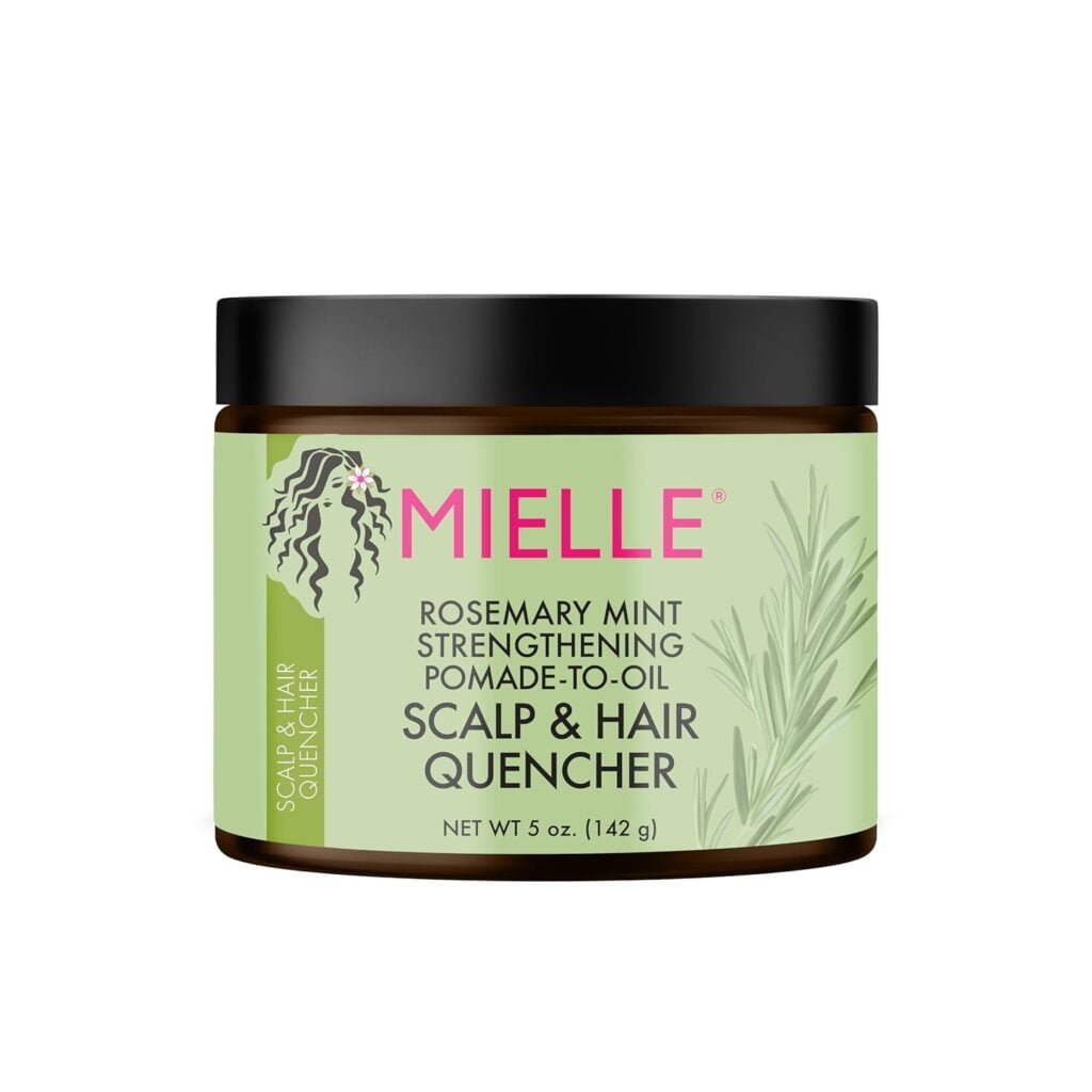 Mielle Rosemary Mint Strengthening Pomade-To-Oil Scalp  Hair Quencher, Nourishes, Conditions  Add Shine, 5 Ounces