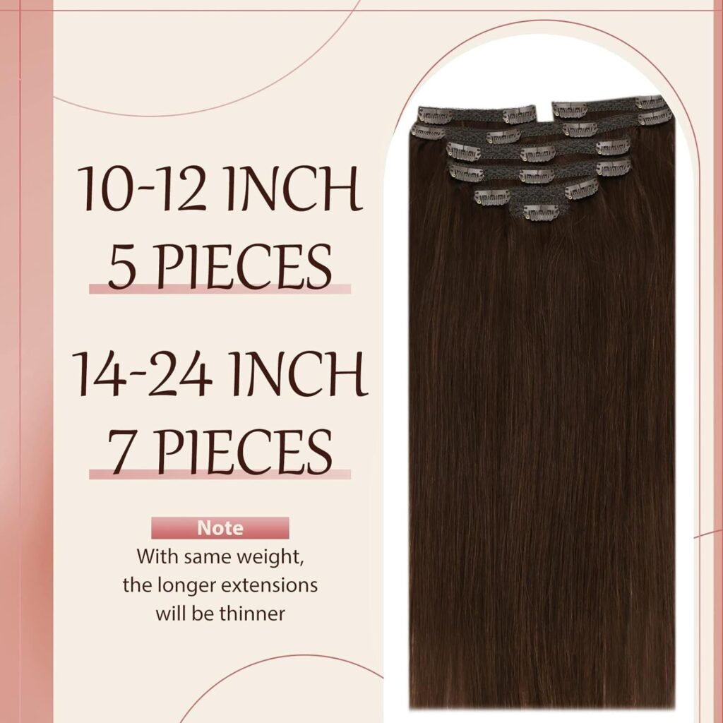 Sunny Clip in Hair Extensions Blonde Clip in Extensions Real Human Hair Blonde Hair Clip Extensions Invisible Clip in Extensions Light Blonde Highlights Golden Blonde Hair Extensions 120g 7pcs 18inch