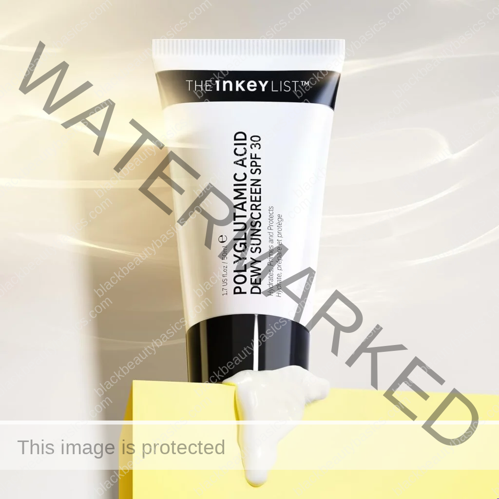 The INKEY List Dewy Sunscreen SPF 30, Non-Greasy Formula with Polyglutamic Acid, Glycerin and Squalane, 1.69 fl oz The INKEY List Dewy Sunscreen SPF 30, Non-Greasy Formula with Polyglutamic Acid, Glycerin and Squalane, 1.69 fl oz