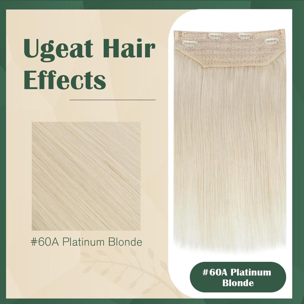 Ugeat Hair Clip in Human Hair Extensions 18 inch Clip in Remy Hair Extensions Human Hair Brown Mix Ash Blonde Human Hair Clip in Extensions Brown 7pcs 120g(105g Hair+15g Clips)