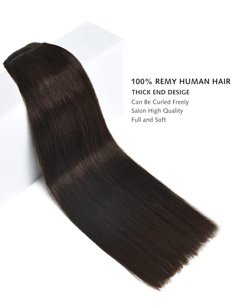 Yamel Hair Extensions Real Human Hair Two Clip In Face-framing Hairpiece Secret Invisible Wire Human Hair Extensions