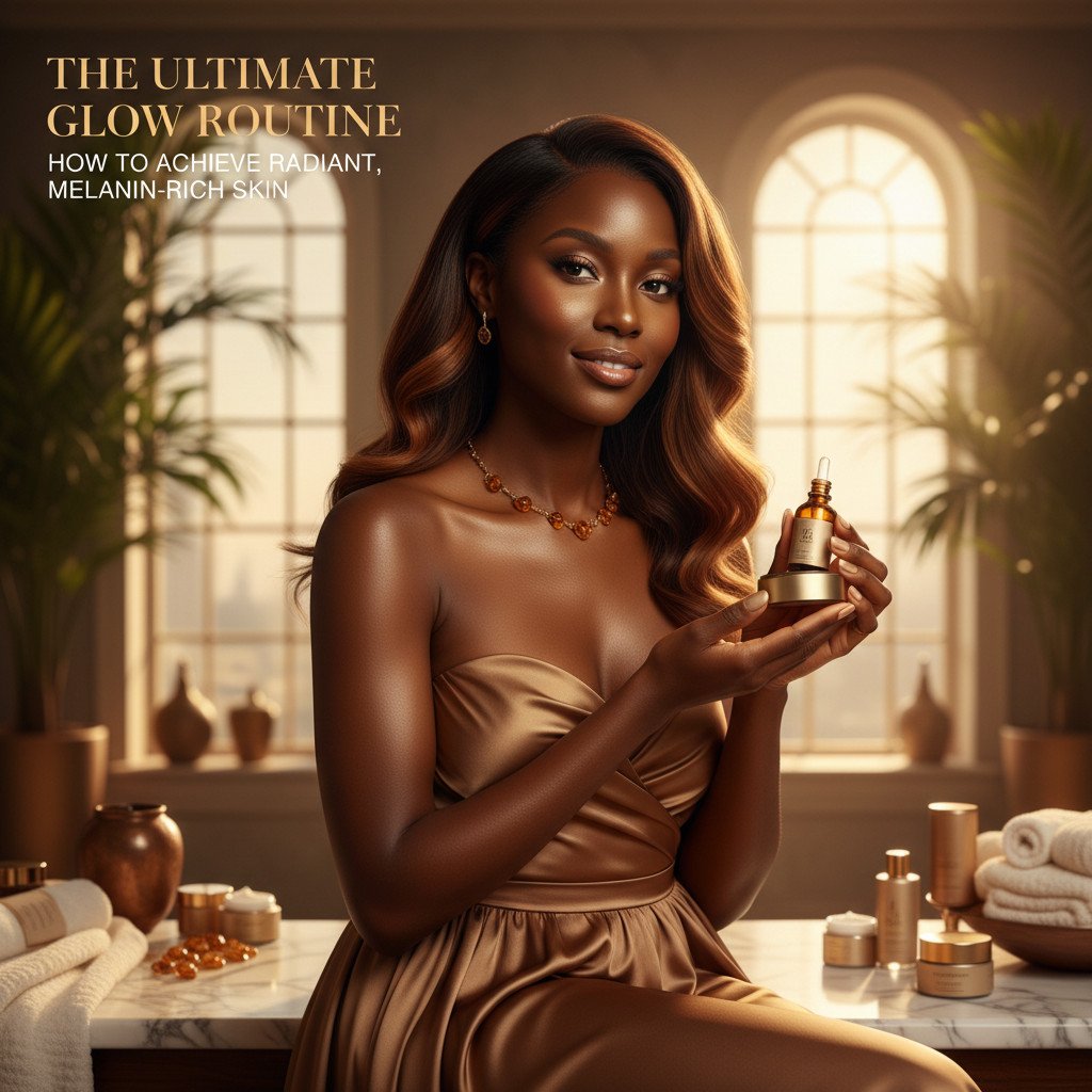 The Ultimate Glow Routine: How to Achieve Radiant, Melanin-Rich Skin
