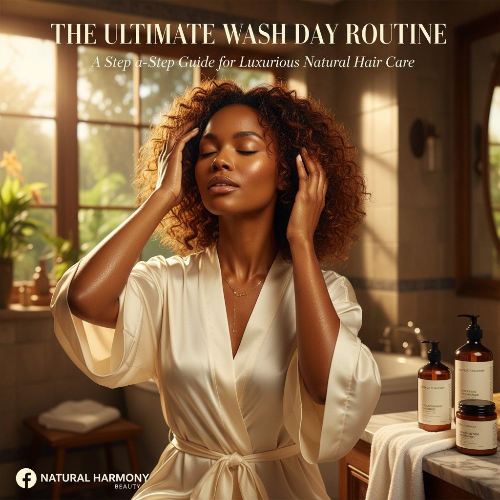 The Ultimate Wash Day Routine: A Step-by-Step Guide for Luxurious Natural Hair Care