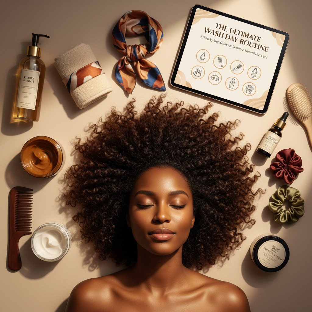 The Ultimate Wash Day Routine: A Step-by-Step Guide for Luxurious Natural Hair Care