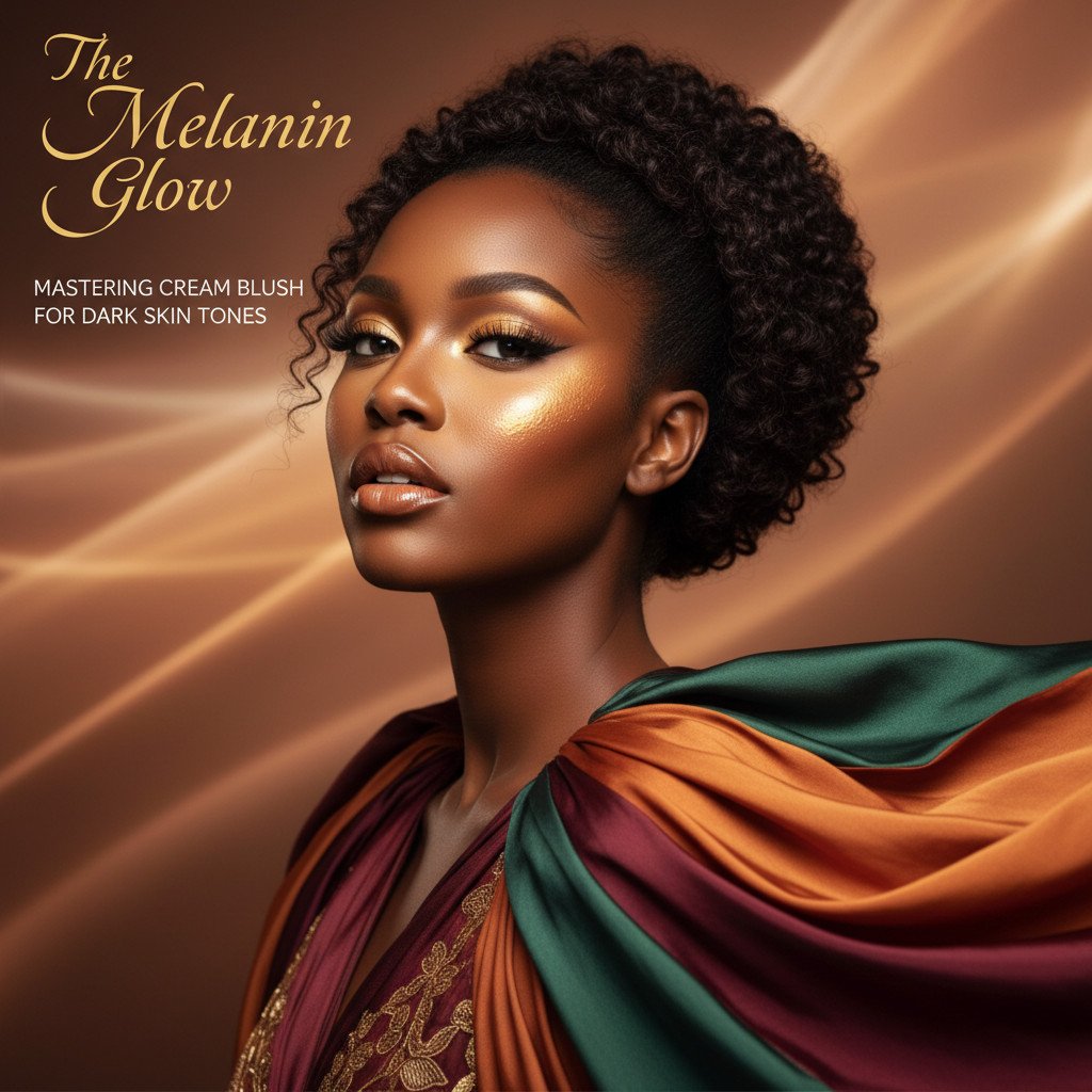 The Melanin Glow: Mastering Cream Blush for Dark Skin Tones