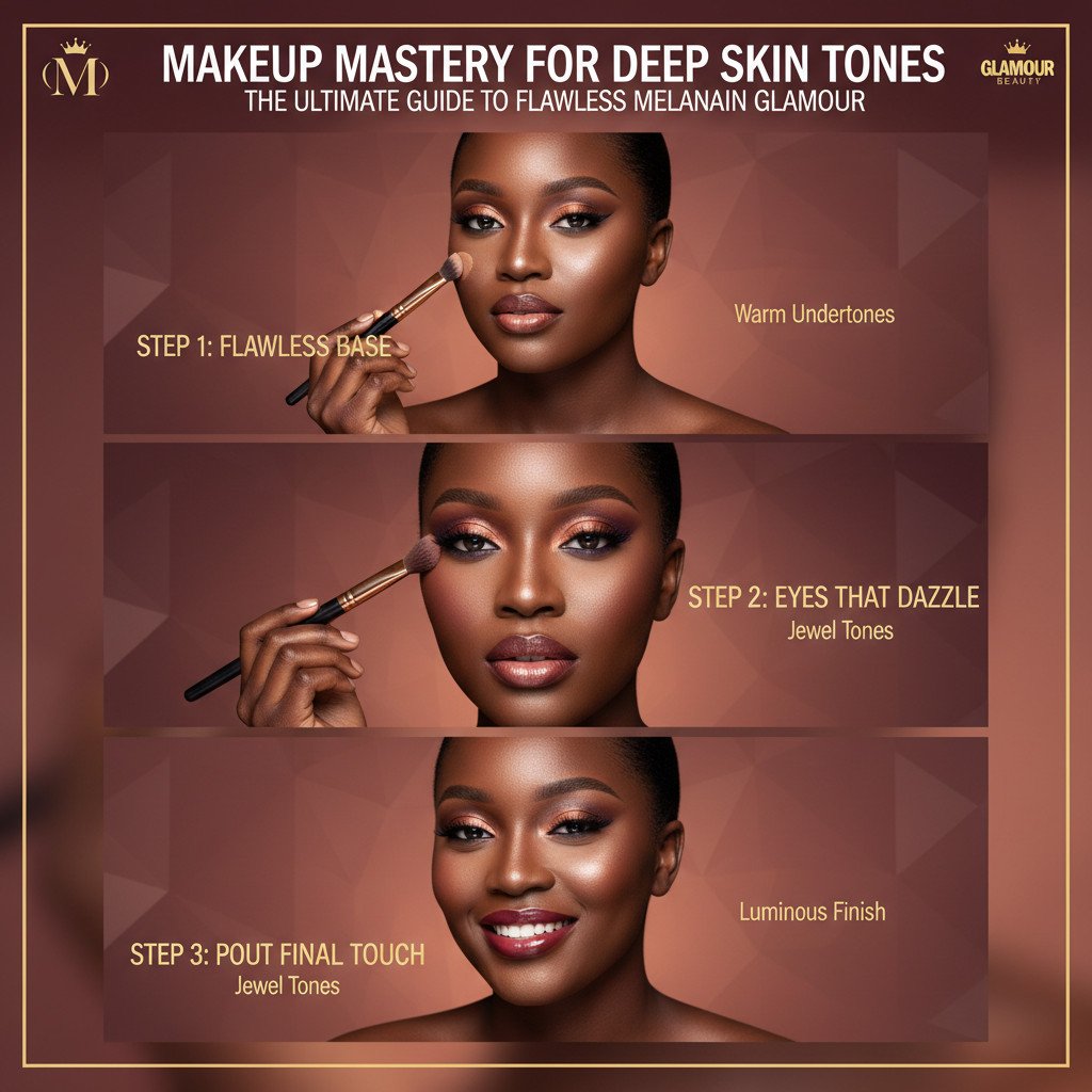 Makeup Mastery for Deep Skin Tones: The Ultimate Guide to Flawless Melanin Glamour