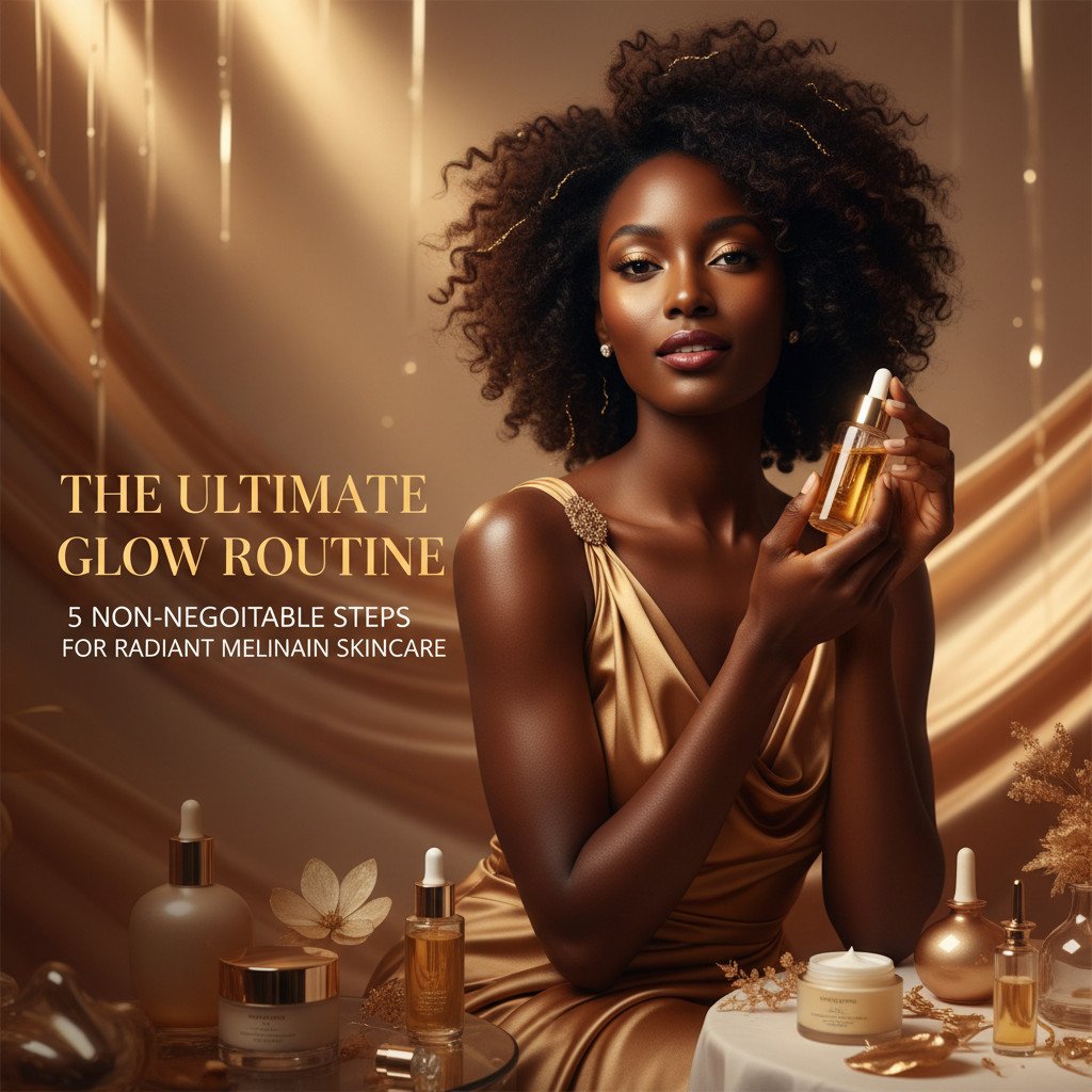 The Ultimate Glow Routine: 5 Non-Negotiable Steps for Radiant Melanin Skincare