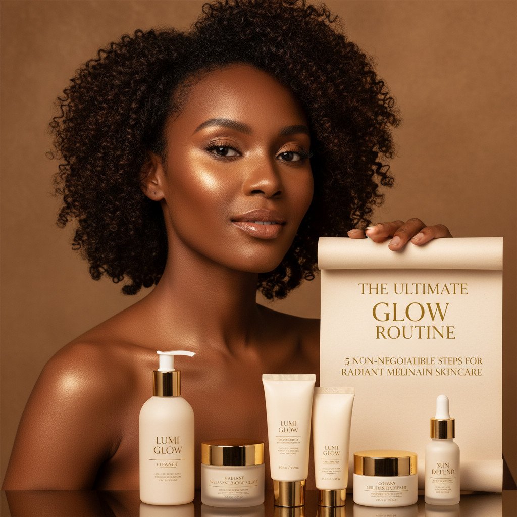The Ultimate Glow Routine: 5 Non-Negotiable Steps for Radiant Melanin Skincare