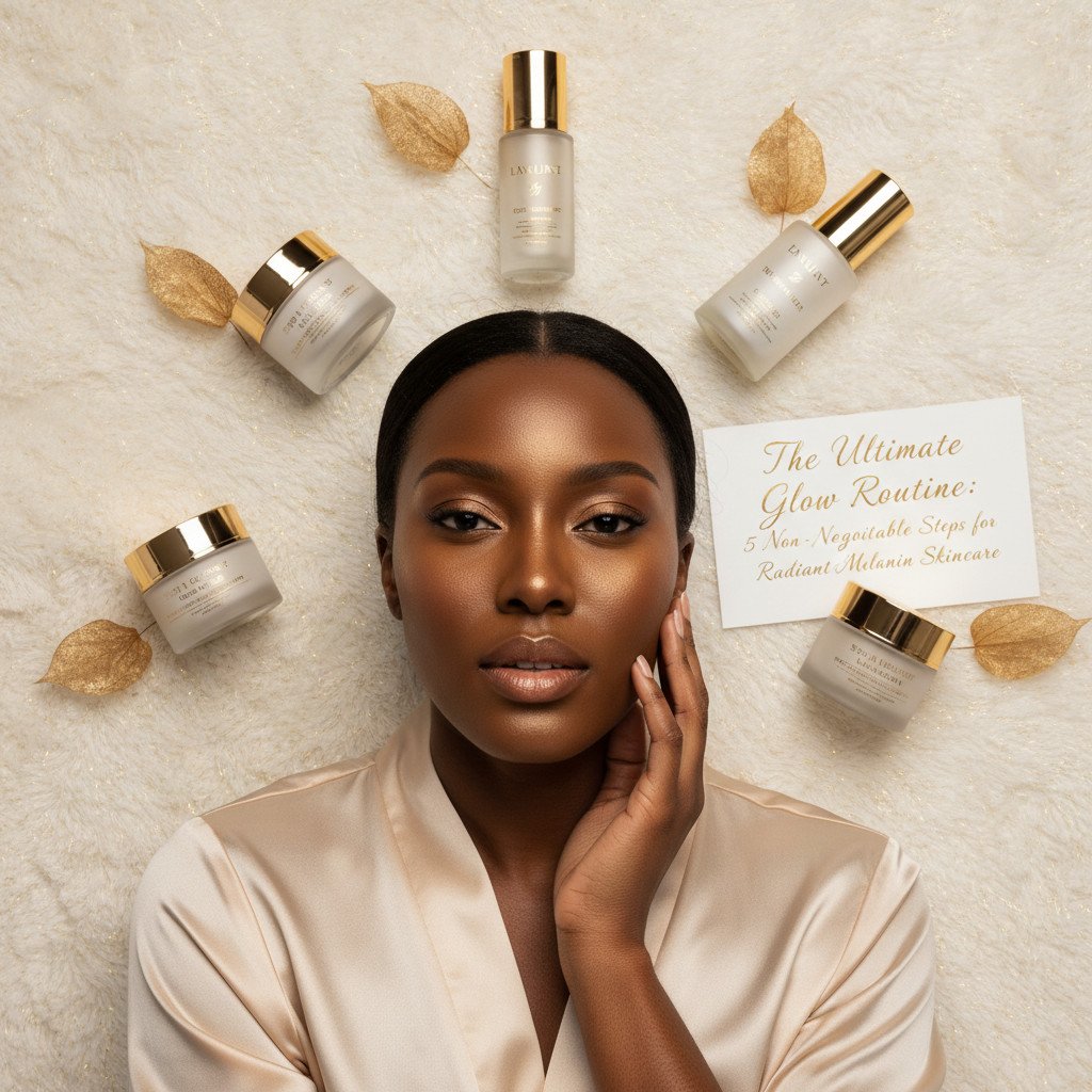 The Ultimate Glow Routine: 5 Non-Negotiable Steps for Radiant Melanin Skincare