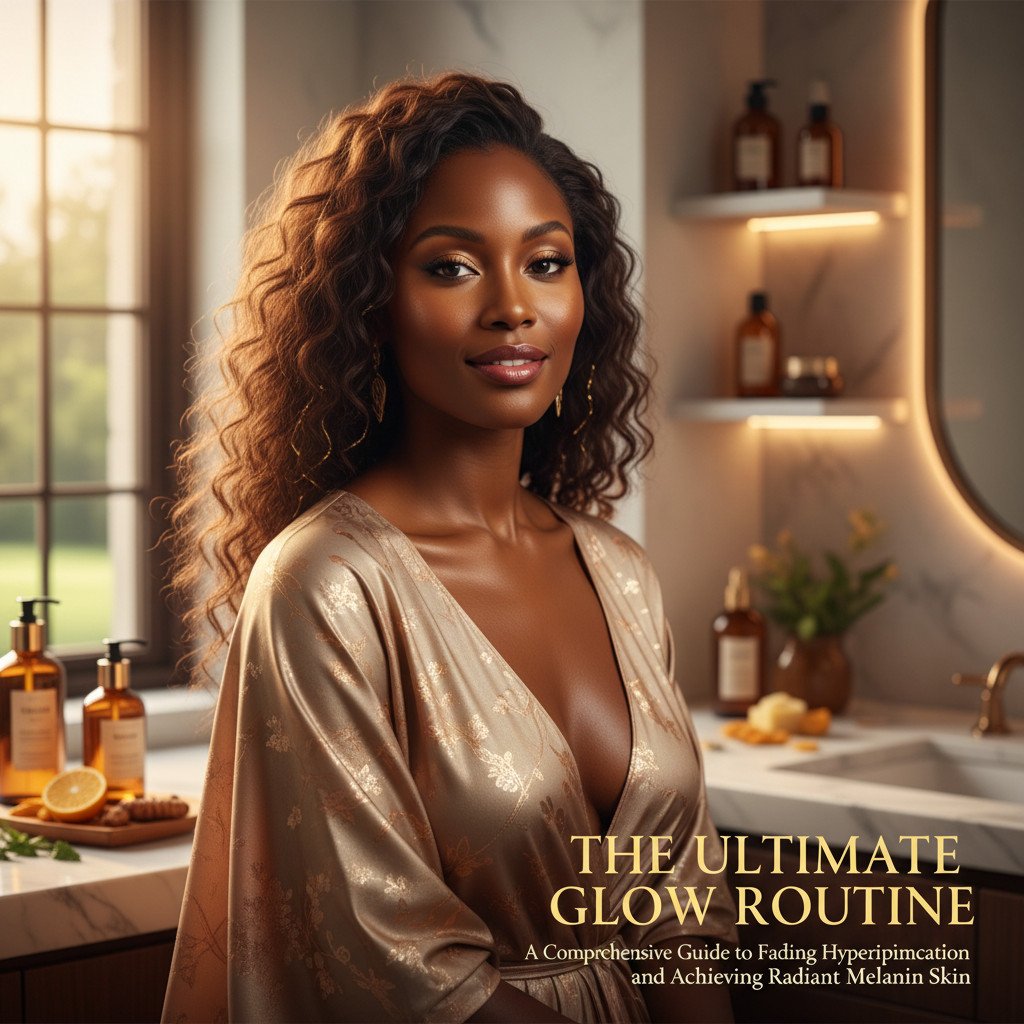 The Ultimate Glow Routine: A Comprehensive Guide to Fading Hyperpigmentation and Achieving Radiant Melanin Skin