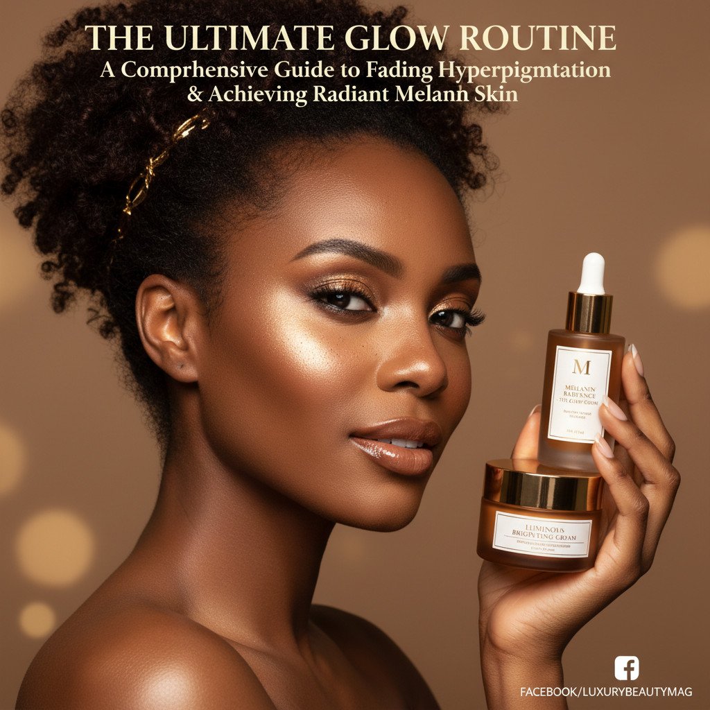 The Ultimate Glow Routine: A Comprehensive Guide to Fading Hyperpigmentation and Achieving Radiant Melanin Skin