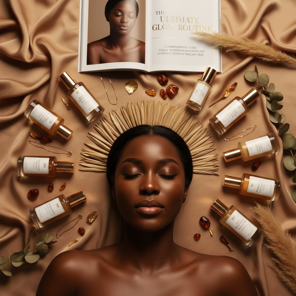The Ultimate Glow Routine: A Comprehensive Guide to Fading Hyperpigmentation and Achieving Radiant Melanin Skin