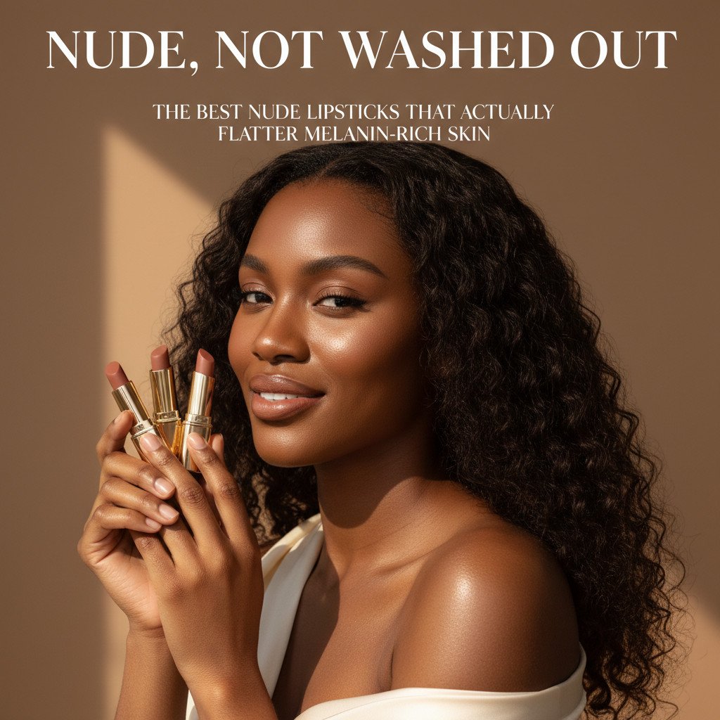 Nude, Not Washed Out: The Best Nude Lipsticks That Actually Flatter Melanin-Rich Skin