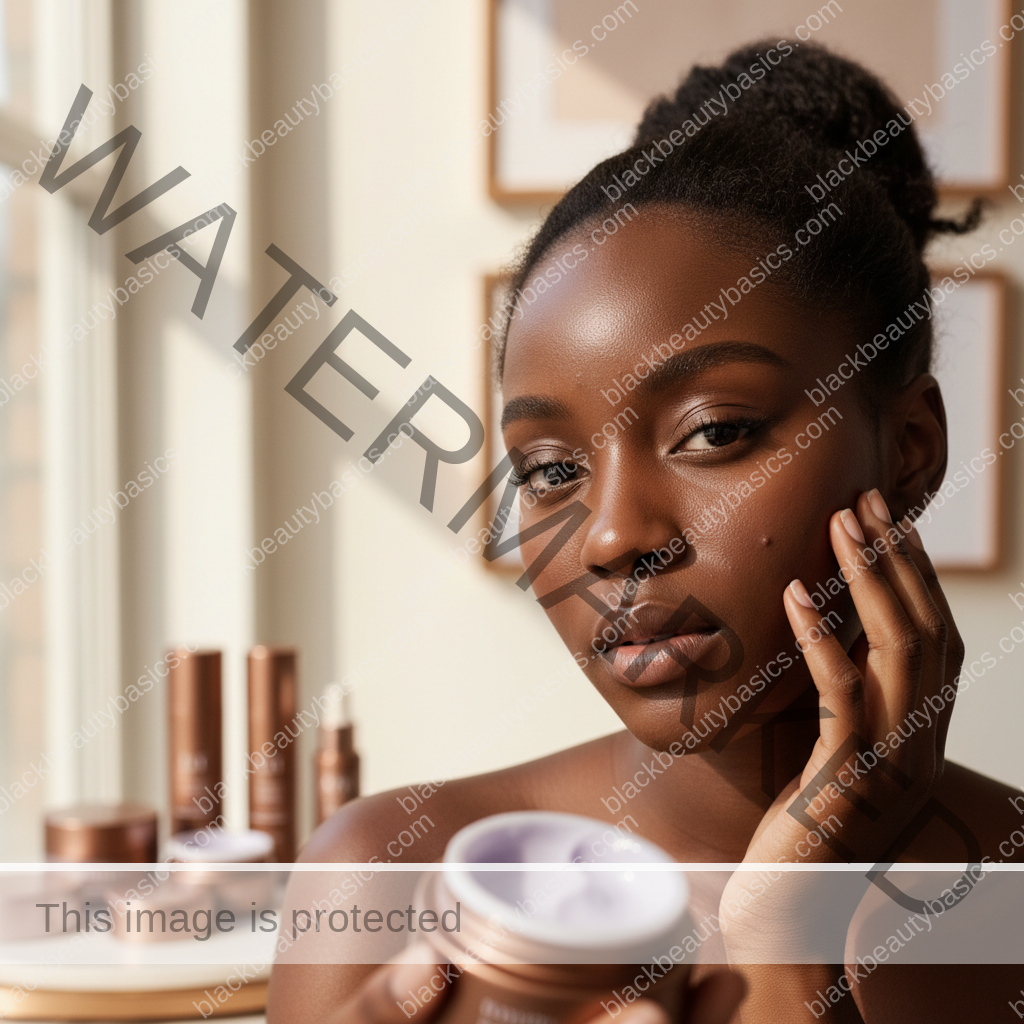 Melanin-rich skin in natural light illustrating Why Your Acne Routine Keeps Causing More Dark Marks