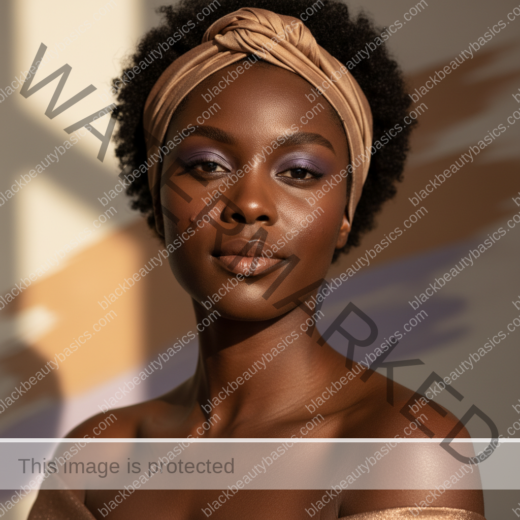 Acne-safe skincare essentials arranged for Acne Routine for Black Women Who Also Have Sensitive Skin