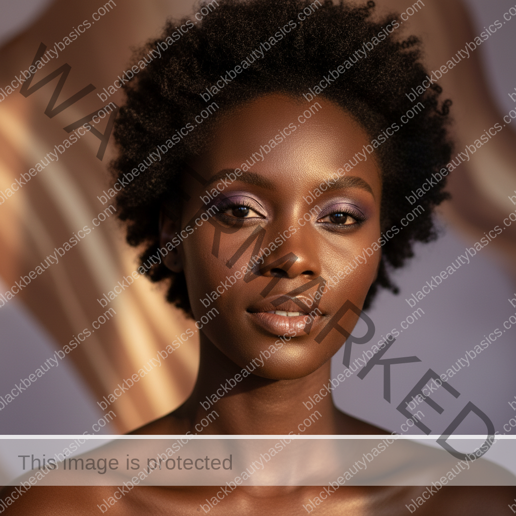 Acne-safe skincare essentials arranged for Acne-Safe Gym Routine for Dark Skin