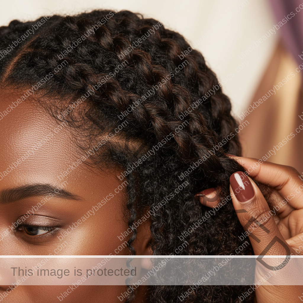 Respectful textured hair detail for How to Alternate Protective Styles With Rest Periods
