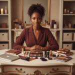 Melanin-rich Black woman with rich brown skin in a warm editorial beauty identity moment for Budget Beauty Systems for Black Women Who Still Want Quality