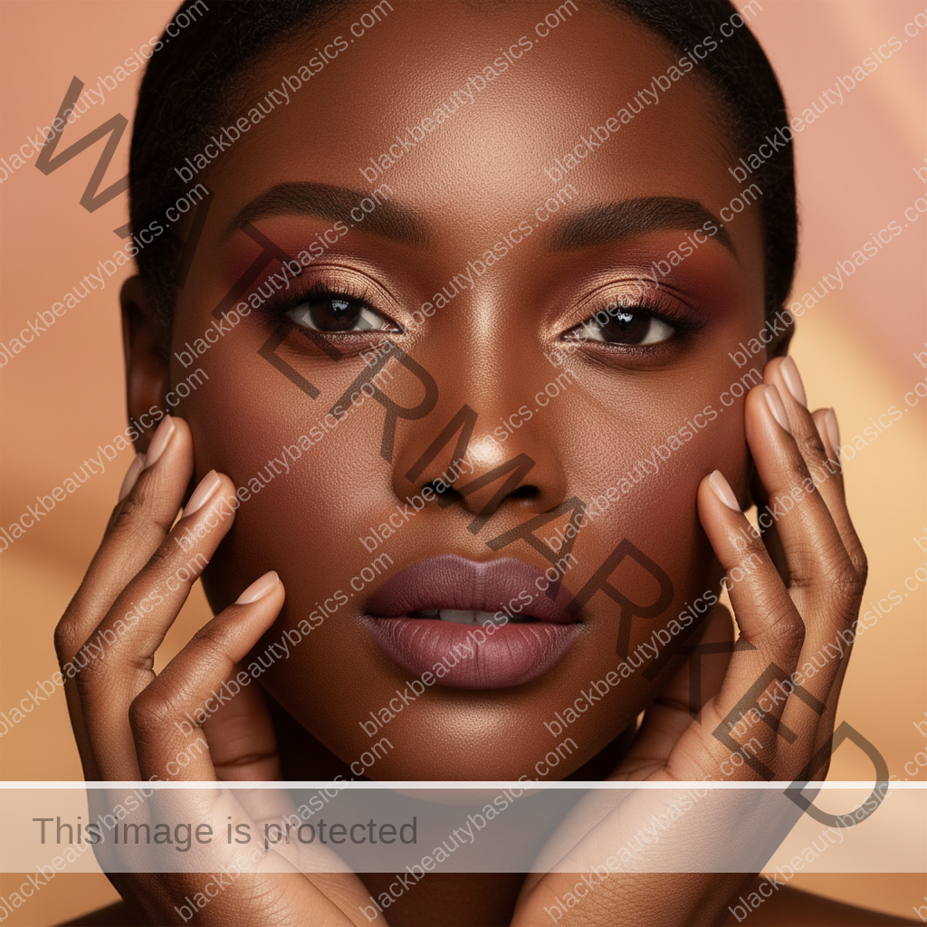 Respectful deep skin makeup detail for Camera-Ready Makeup for Deep Skin on Zoom and Video Calls