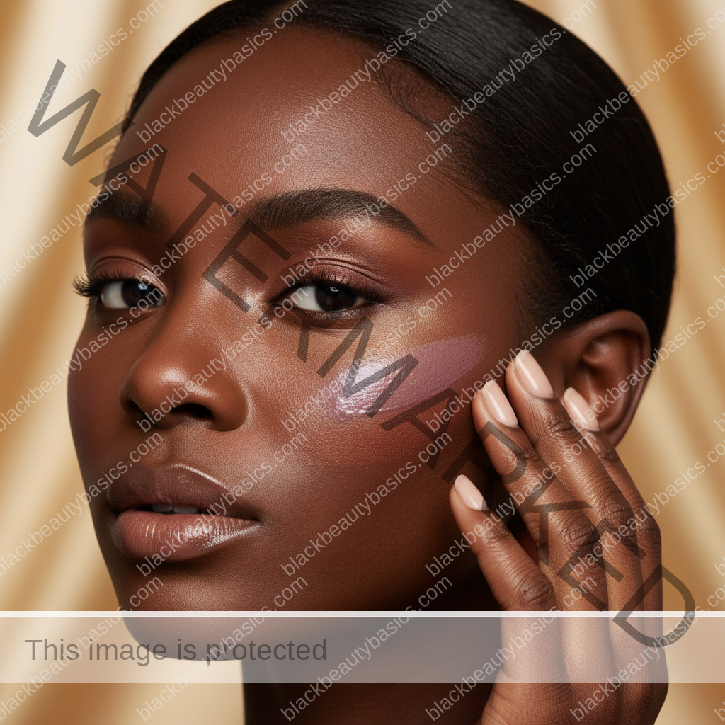 Respectful deep skin makeup detail for Cream vs Powder Blush on Dark Skin