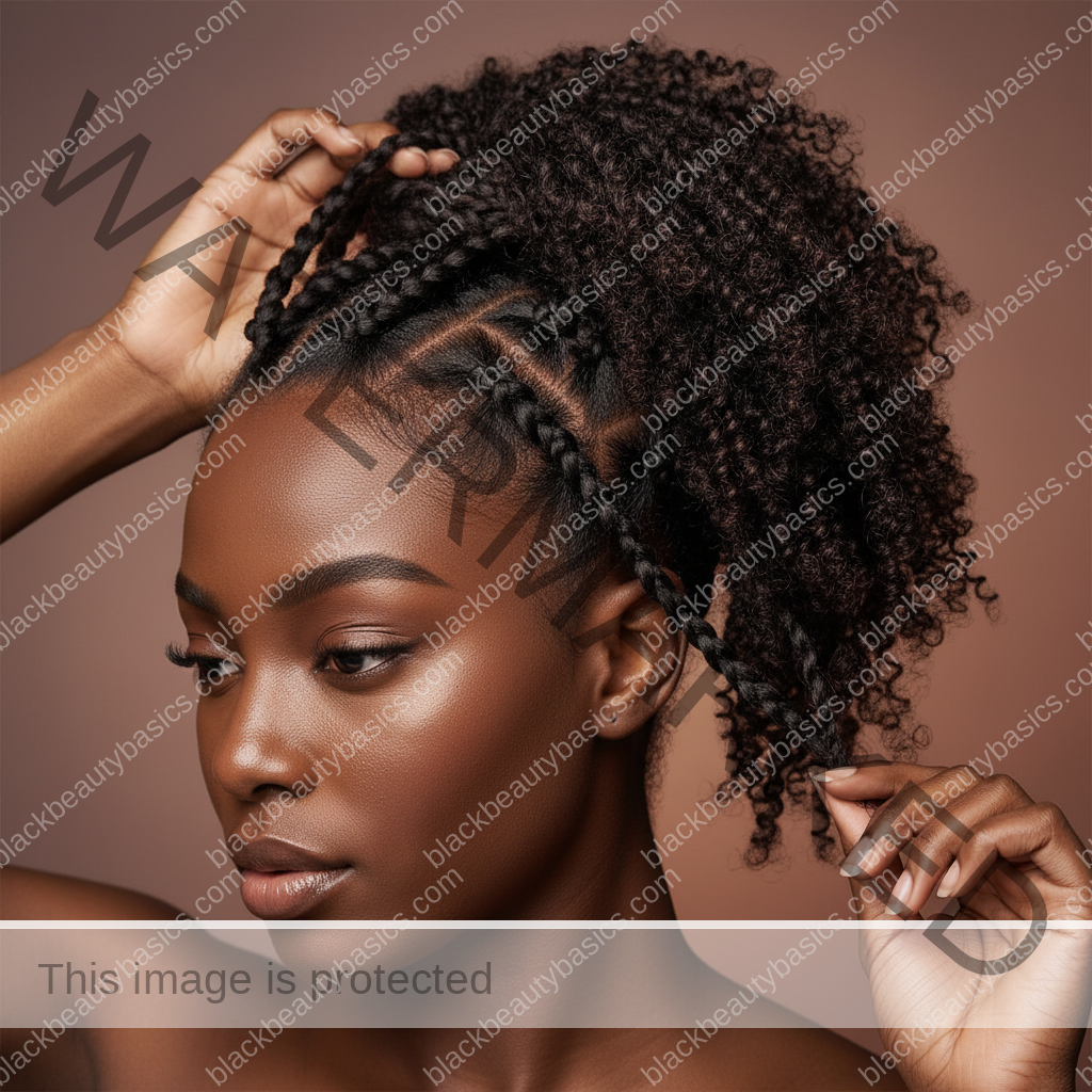 Respectful textured hair detail for Gym-Friendly Natural Hairstyles That Won't Wreck Your Edges