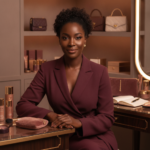 Melanin-rich Black woman with rich brown skin in a warm editorial beauty identity moment for Prestige Beauty Counters and Spas: How to Advocate for Yourself
