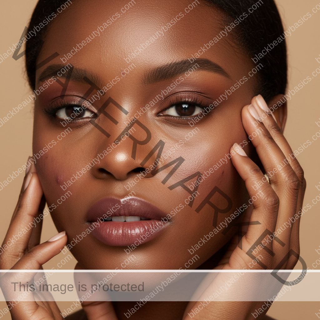 Respectful deep skin makeup detail for Makeup for Acne Marks and Active Breakouts on Deep Skin