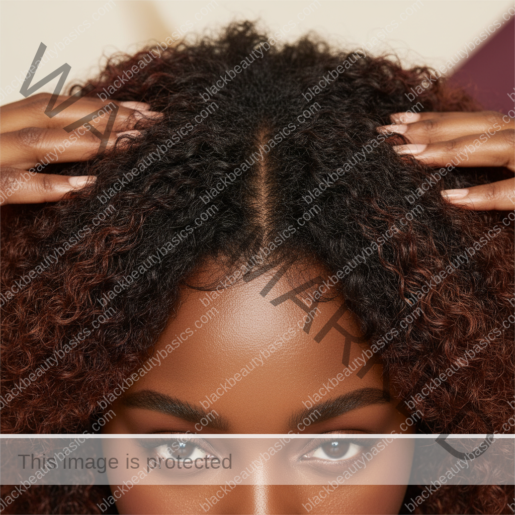 Respectful textured hair and scalp-care detail for Oils vs Serums for Scalp Care: What Each Actually Does