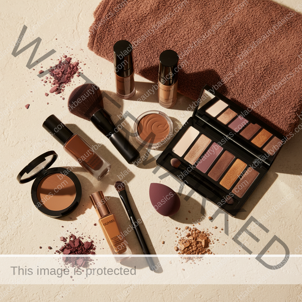 Deep skin makeup essentials for Olive Undertones on Deep Skin: Why Shade Matching Gets Tricky in ivory plum bronze and soft gold tones