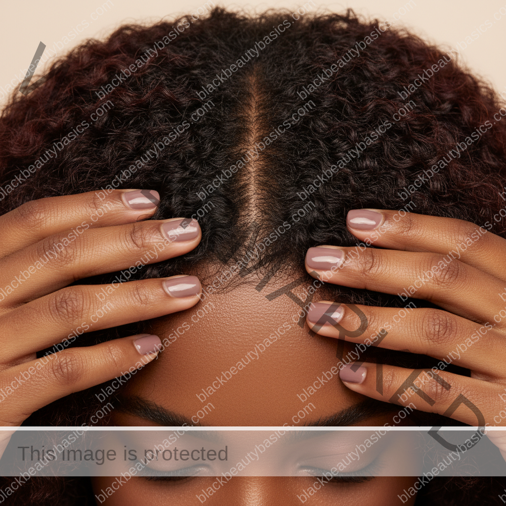 Respectful textured hair and scalp-care detail for Postpartum Shedding on Black Women: What Is Common and What Is Concerning