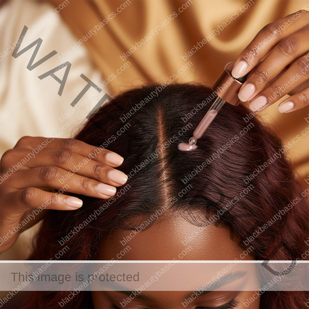 Respectful textured hair and scalp-care detail for Scalp Tenderness on Black Women: What Patterns to Notice