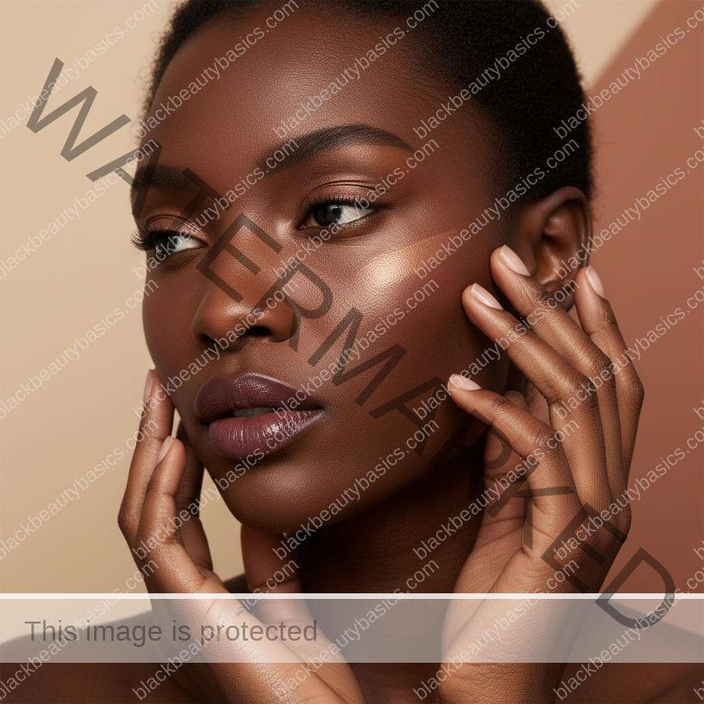 Respectful deep skin makeup detail for Travel Makeup Bag for Black Women With Deep Skin Tones
