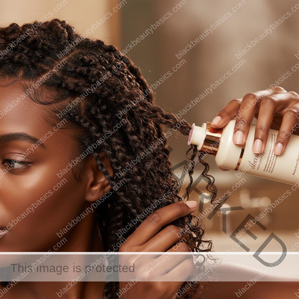 Respectful textured hair detail for Wash Day Routine for High-Porosity Natural Hair