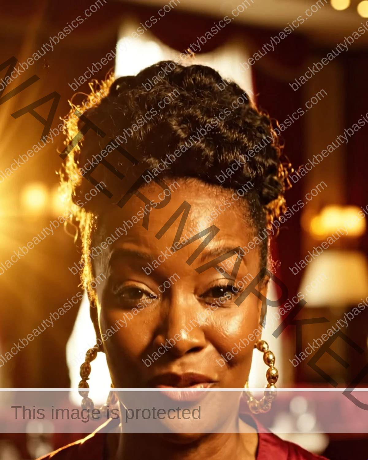 Joyful Black woman laughing in warm amber city light representing freedom and spontaneity